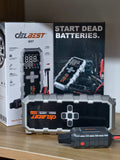 Car Jump Starter with Air Compressor Portable Battery Booster & Tire Inflator